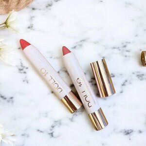 DOLL 10 NEW Lip Crayon Bundle X2 Full Size Be Fearless & No Boundaries Shades